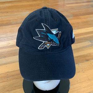 Adidas NHL San Jose sharks hat.